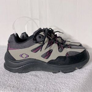 Apex Beige Black Purple Lace Up V752 Sierra Trail Runner Hiking Shoes 7.5W